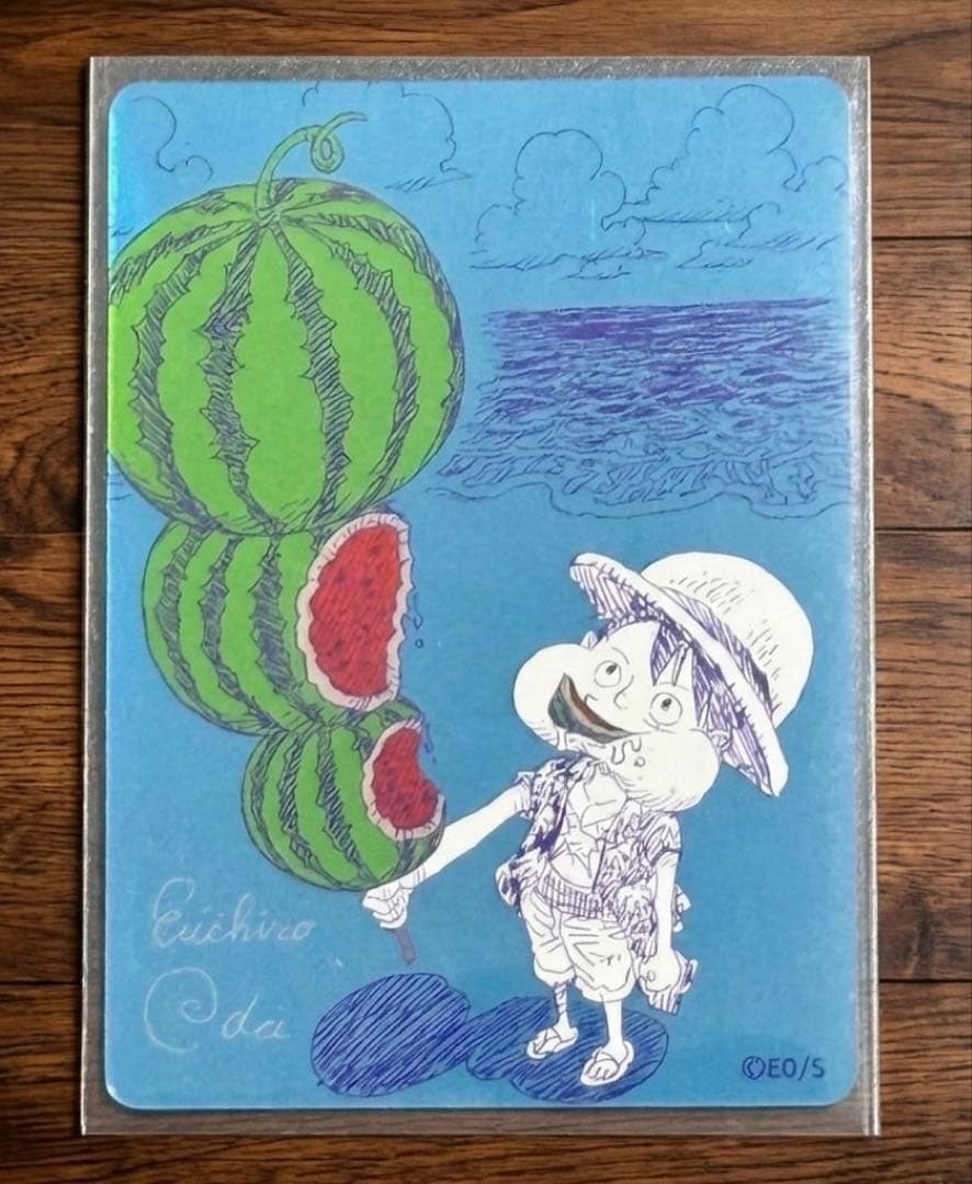 ONE PIECE METAKIRA LUFFY CARD RARE JAPAN SIGN SUMMER COMIC FAIR NATSU COMI 2026