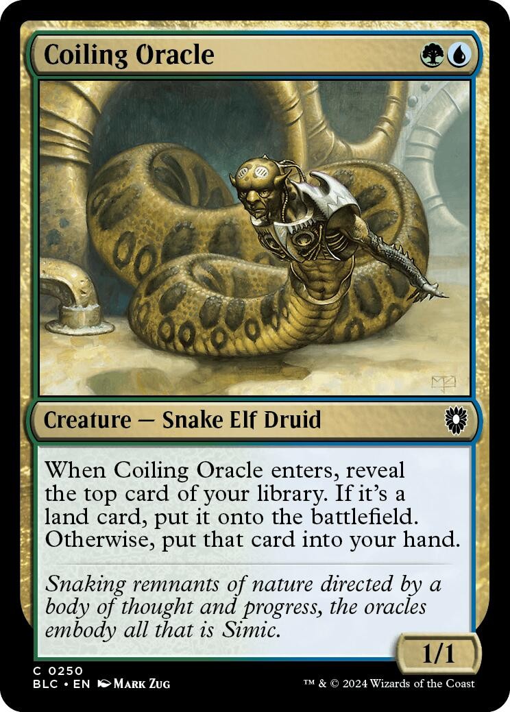 Coiling Oracle-250-NM-Commander: Bloomburrow-Magic
