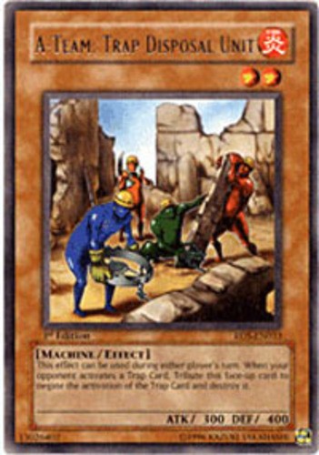 A-Team: Trap Disposal Unit – RDS-EN033 – Rare – 1st Edition – Heavily Played