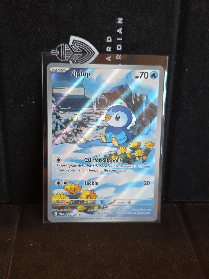 Piplup 098/094 Illustration Rare Phantasmal Flames Pokemon Holo