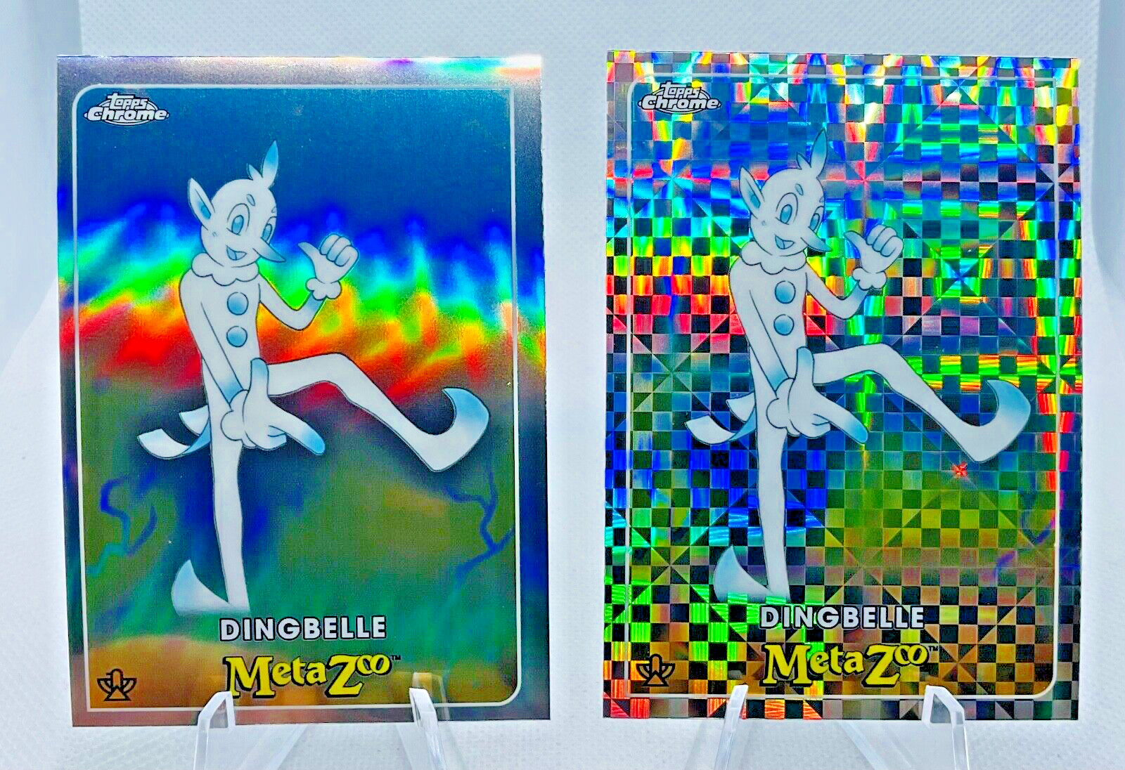 Dingbelle 14 Topps Chrome MetaZoo Cryptid Nation X-fractor &silver Refractor set
