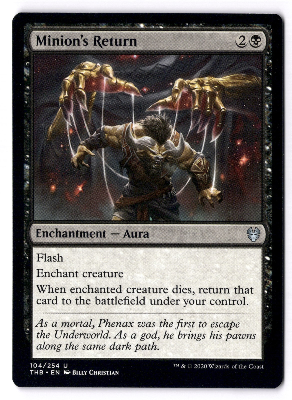 Minion’s Return NM* Theros Beyond Death ENGLISH 104/254 mtg -UnltdCards