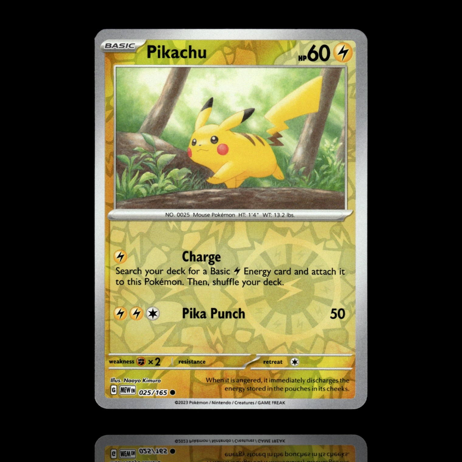 ▸ Pikachu | SV: Scarlet & Violet 151 | Reverse Holo | 025/165 | NM