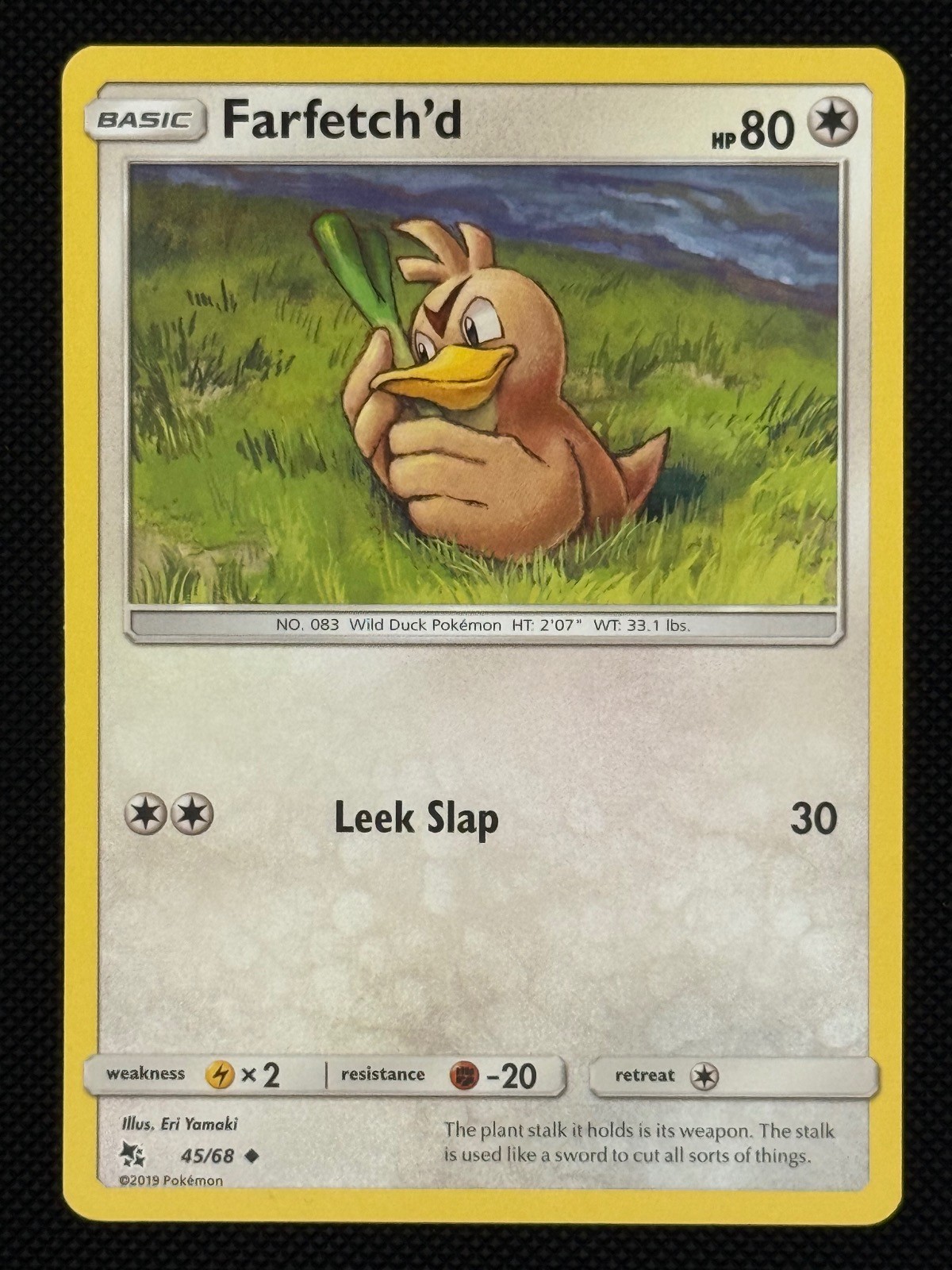 Farfetch’d 45/68 Uncommon Hidden Fates Near Mint