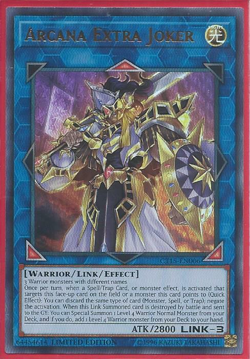 Yugioh – Arcana Extra Joker – Holographic Ultra Rare – Limited Edition Card