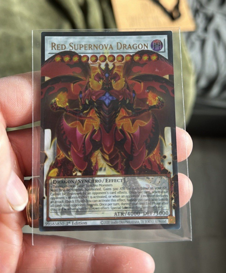 Konami Red Supernova Dragon OVERFRAME Synchro