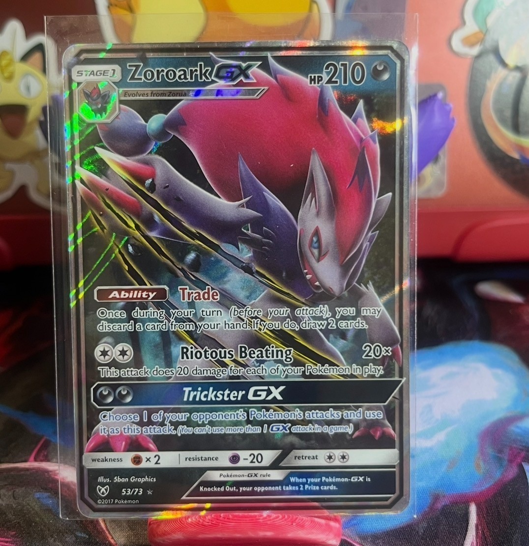 Zoroark GX 53/73 Shining Legends Holo Ultra Rare Pokemon 5ban Graphics