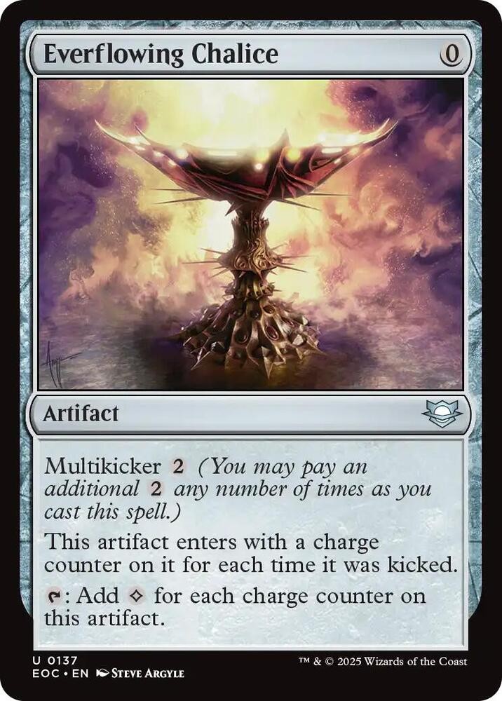 Everflowing Chalice 137 Commander: Edge of Eternities NM/M MTG