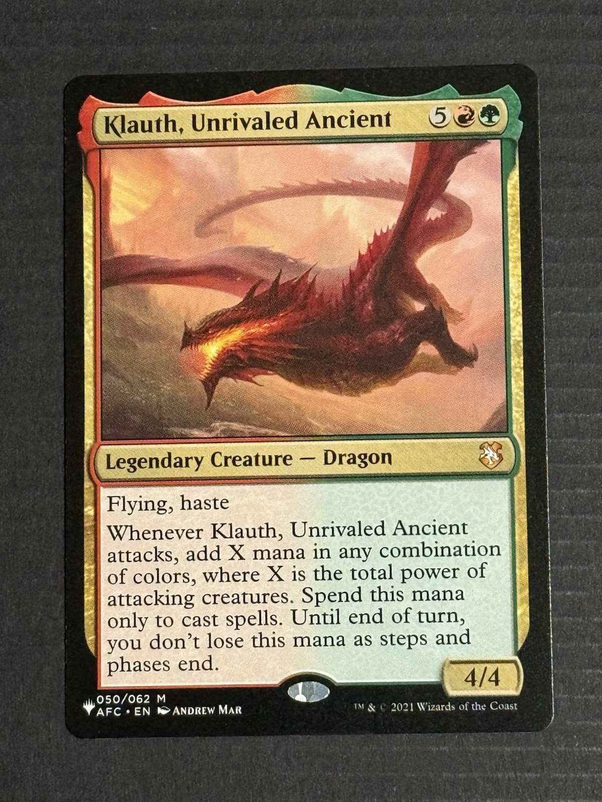 Magic The Gathering Klauth, Unrivaled Ancient Non-foil The List Reprints