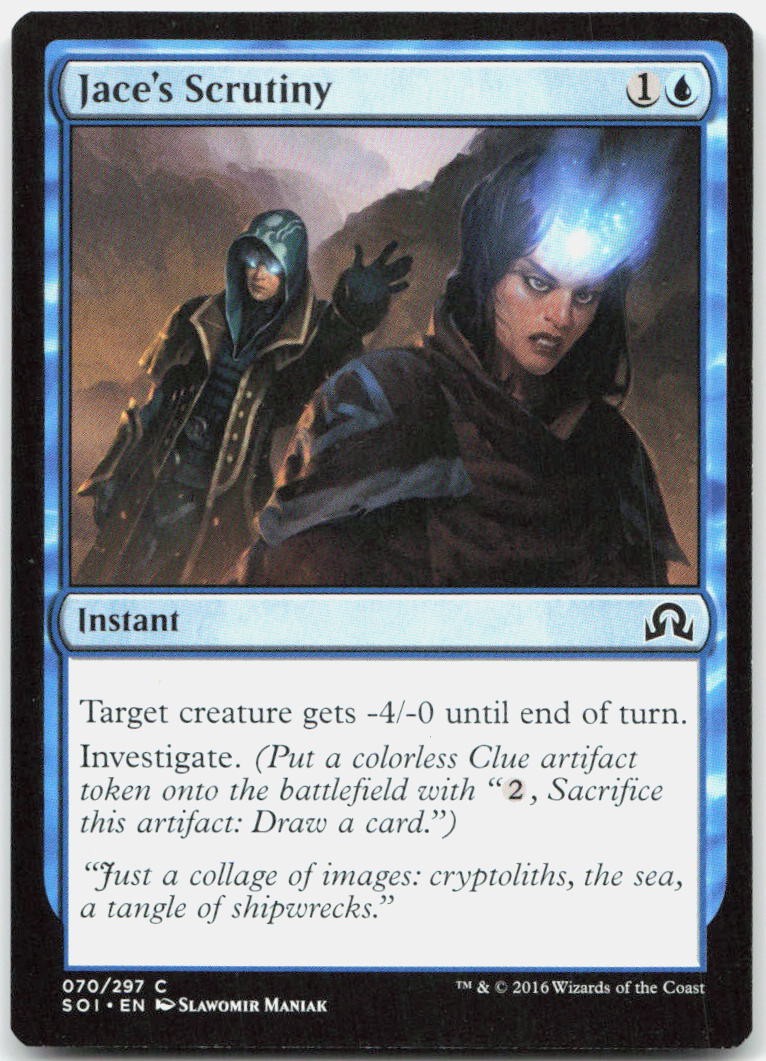 Jace’s Scrutiny C Shadows over Innistrad SOI 70 NM Slawomir Maniak