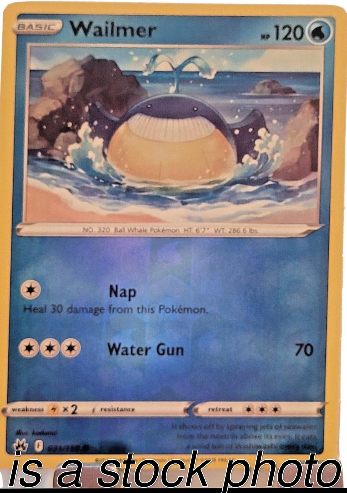 Wailmer 031/159 SWSH: Crown Zenith Reverse Holofoil Pokemon (LP-NM)
