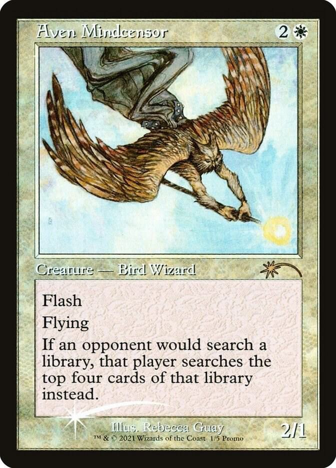 Aven Mindcensor (Retro Frame) #1 – WPN & Gateway Promos Rare Magic The Gathering