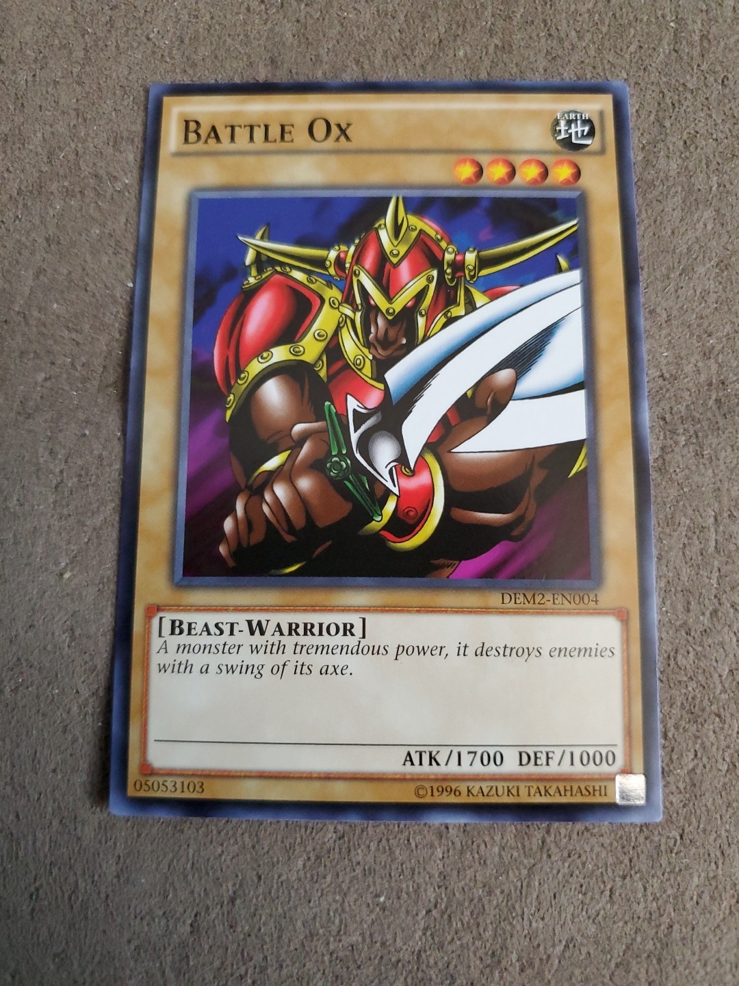 Yugioh Battle Ox DEM2-EN004 Common NM