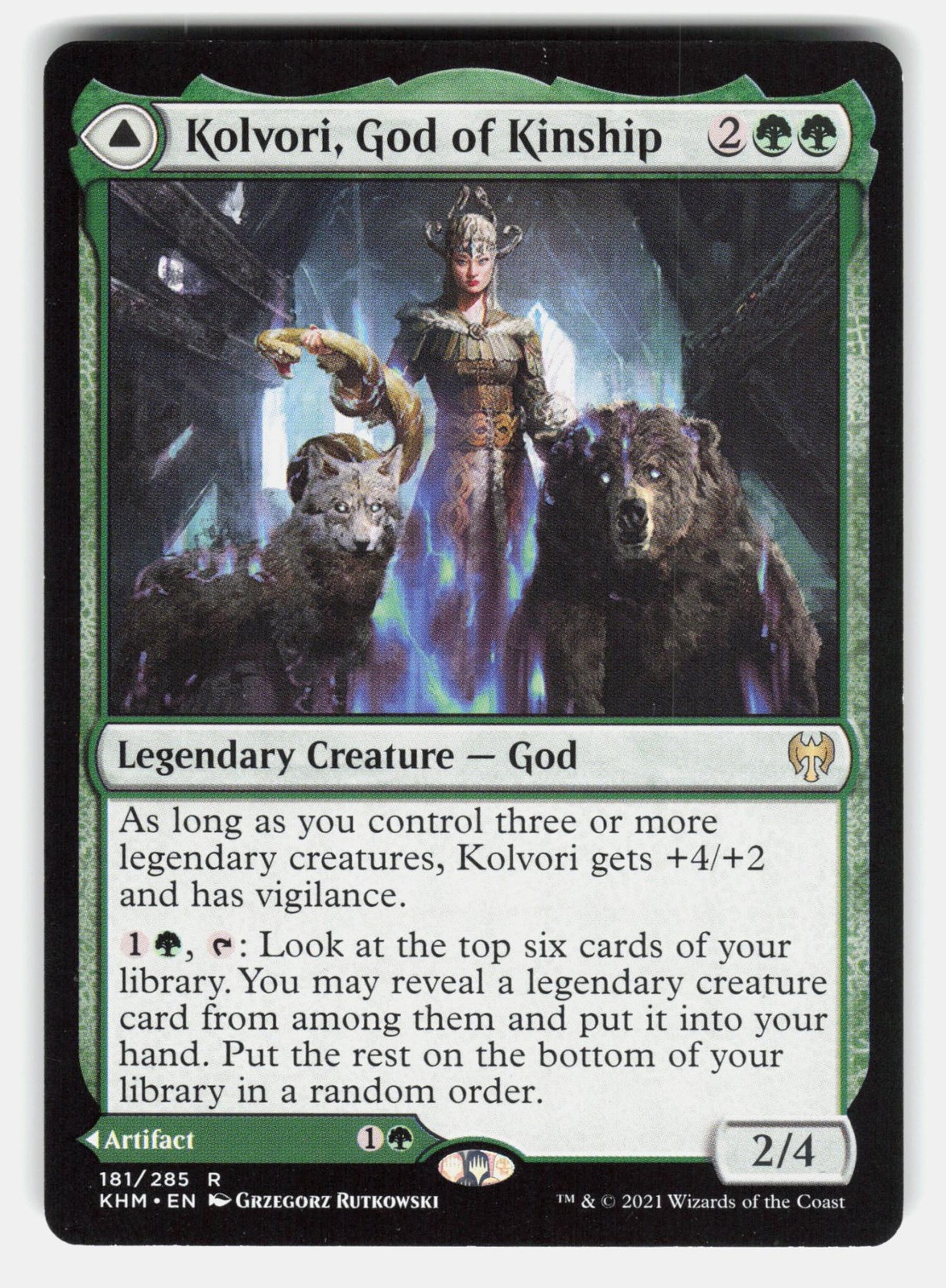 KOLVORI, GOD OF KINSHIP – Magic: The Gathering – RUTKOWSKI MP