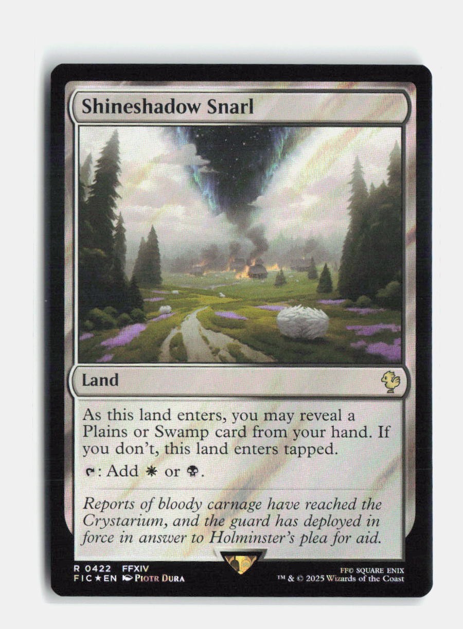 Shineshadow Snarl (Surge Foil) 422 Foil Commander: FINAL FANTASY MTG NM