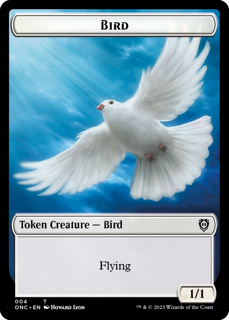 Bird // Cat Double-Sided Token [ONC – 4 // 1] NM