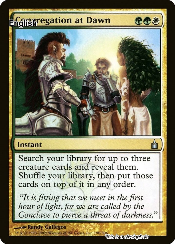 Congregation at Dawn EN [RAV – 198] – MP TCG MTG