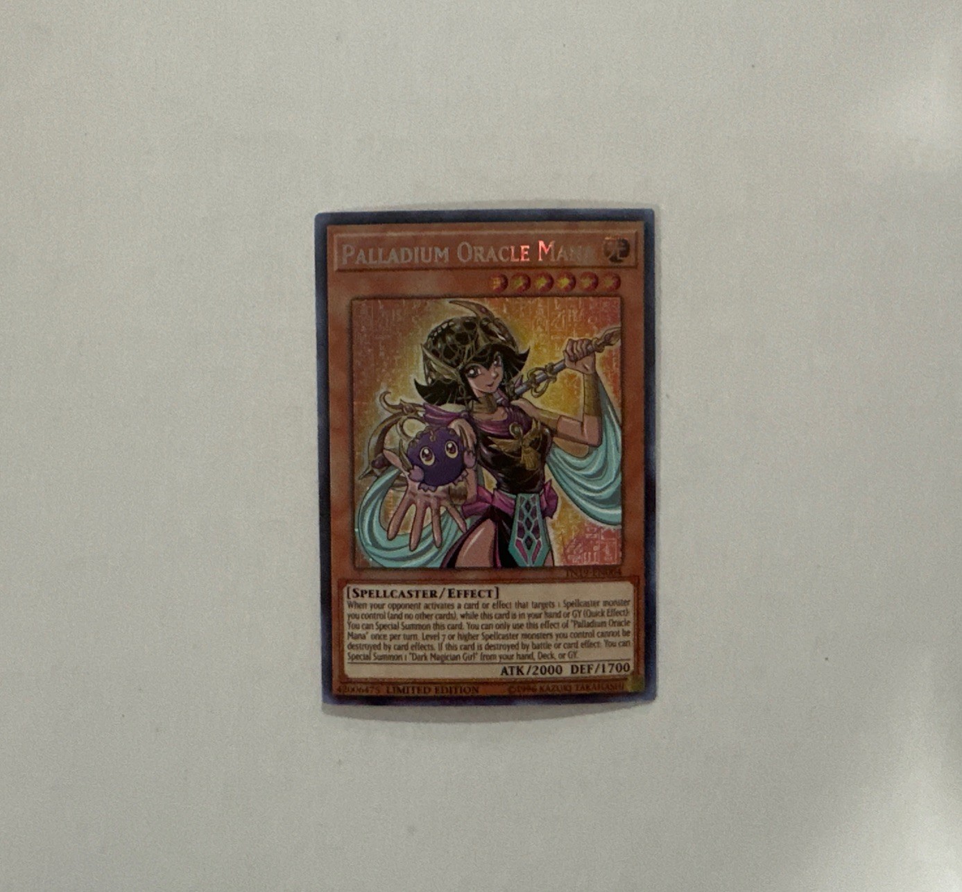 Yugioh Palladium Oracle Mana TN19-EN004 Secret Rare Limited Edition NM