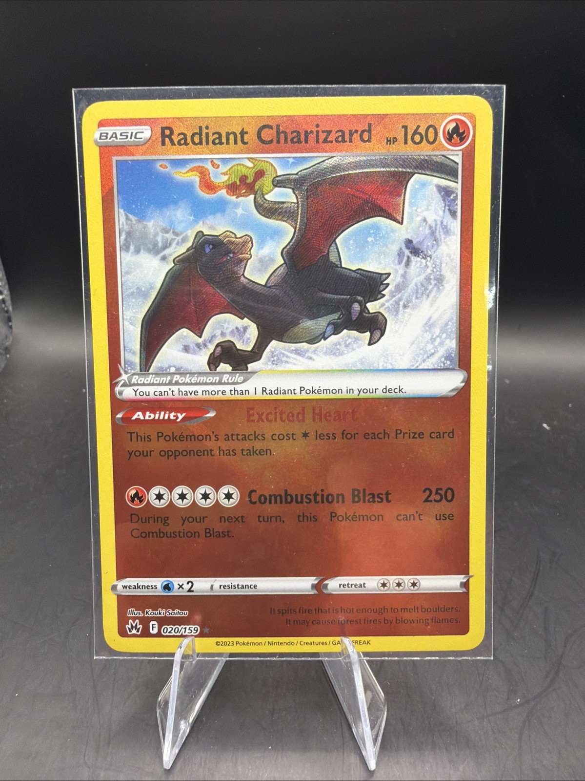 Radiant Charizard 020/159 SWSH: Crown Zenith Holo