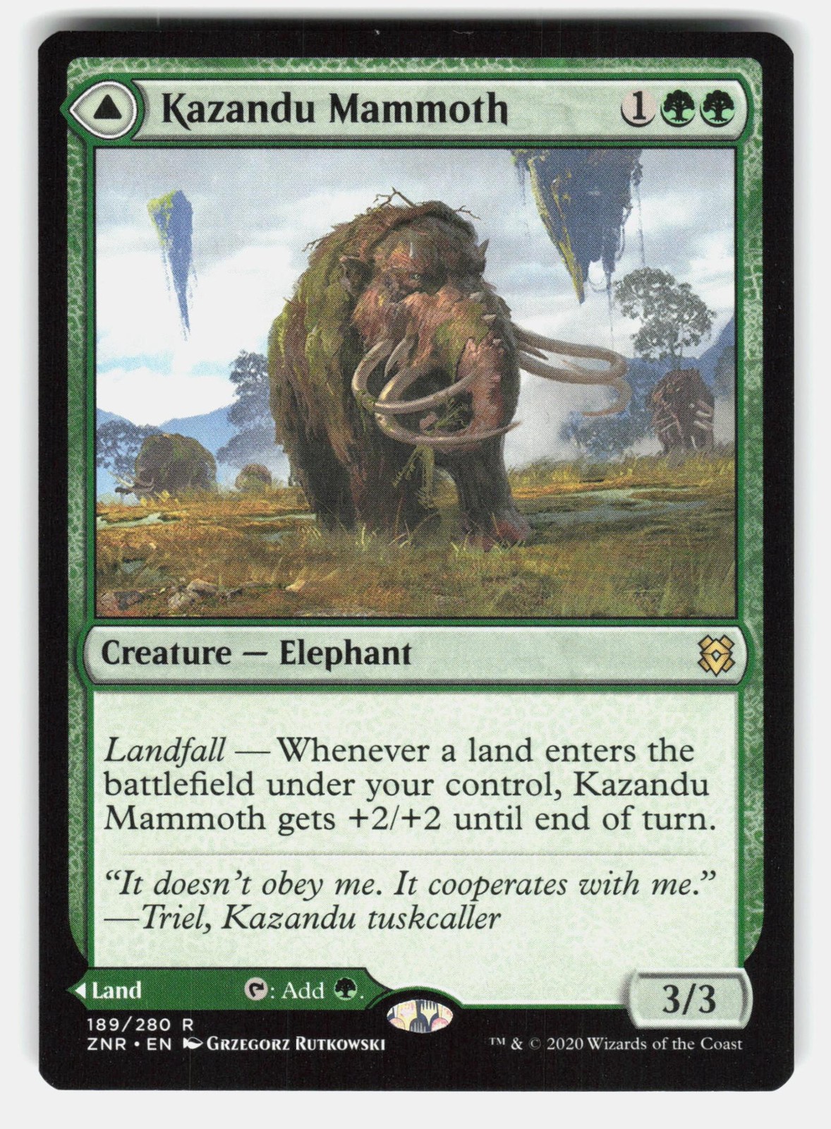 KAZANDU MAMMOTH – Magic: The Gathering – RUTKOWSKI LP