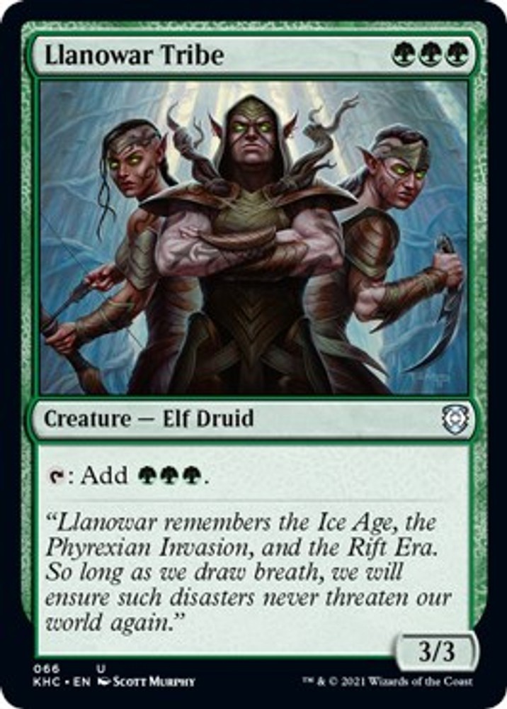Llanowar Tribe – 66 – NM – Commander: Kaldheim