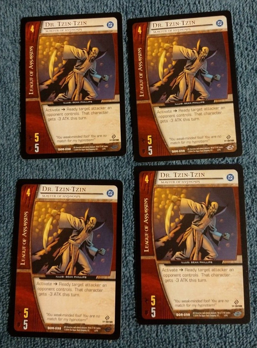 DC VS TCG DOR-098 Dr. Tzin-Tzin – Master of Hypnosis Common x4