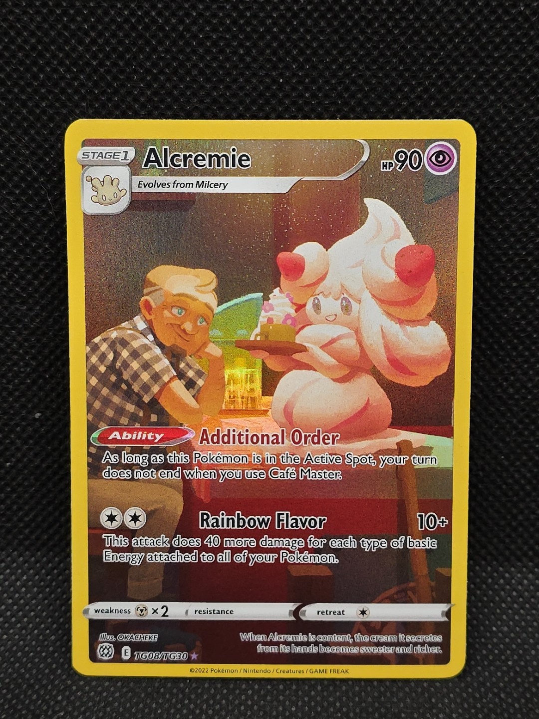 Alcremie Ultra Rare SWSH09: 2022 Brilliant Stars Trainer Gallery TG08/TG30