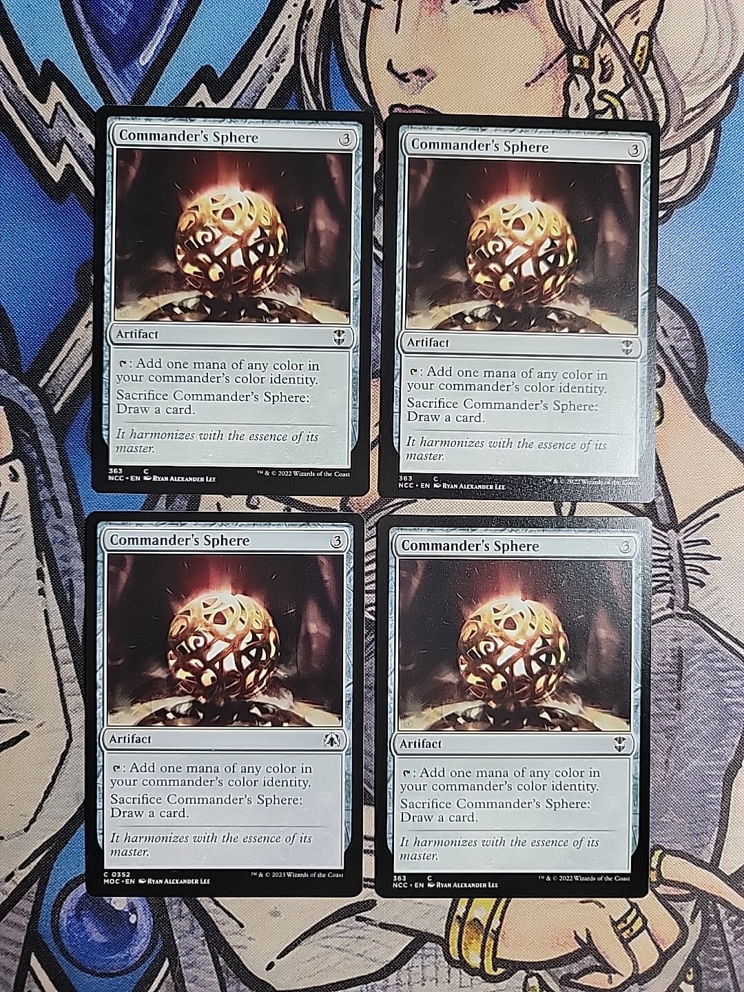4x Commander’s Sphere – NM/M Mixed Commander NCC MOC MTG Magic