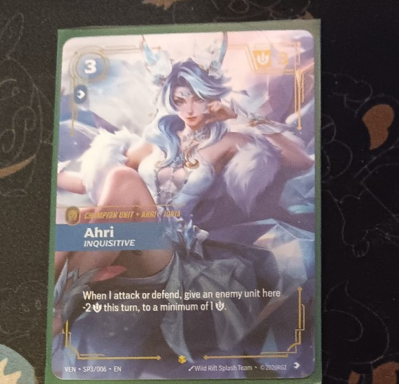 Ahri Inquisitive – Crystal Rose Alt Art English – Vendetta SP3/006