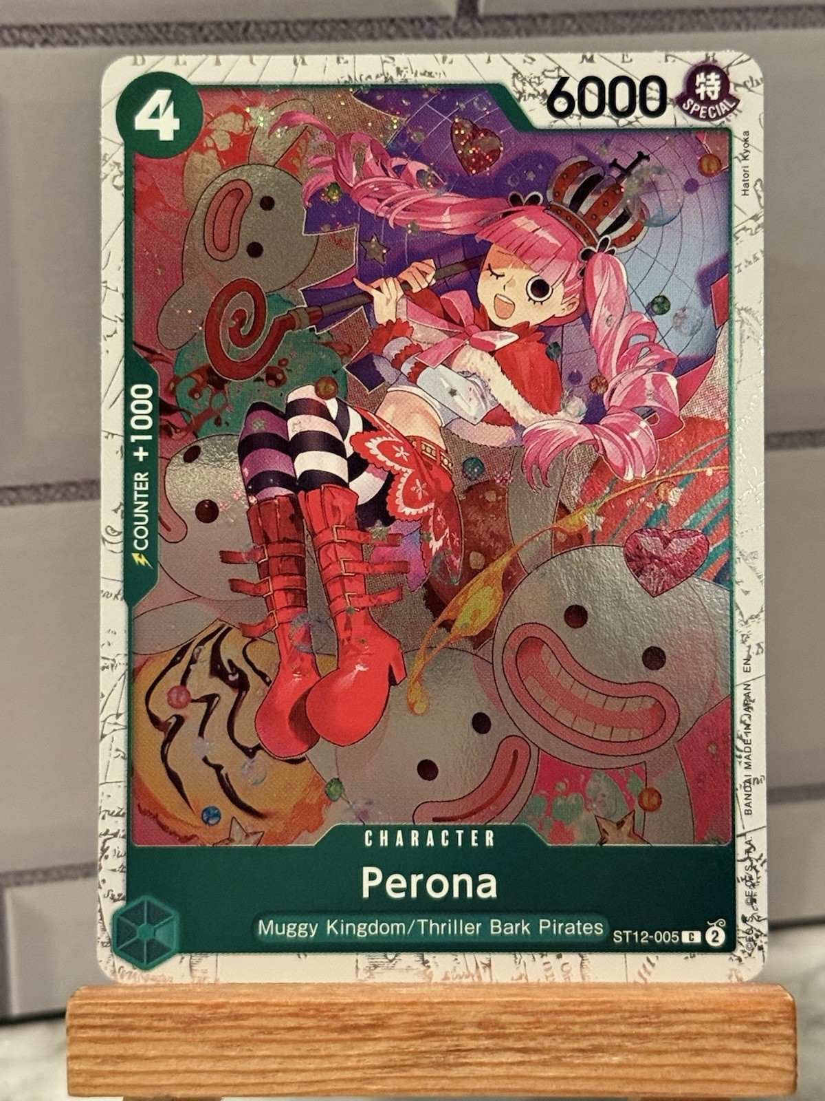 Perona ST12-005 Pirate Foil The Best Vol 2 One Piece PRB-02 Near Mint