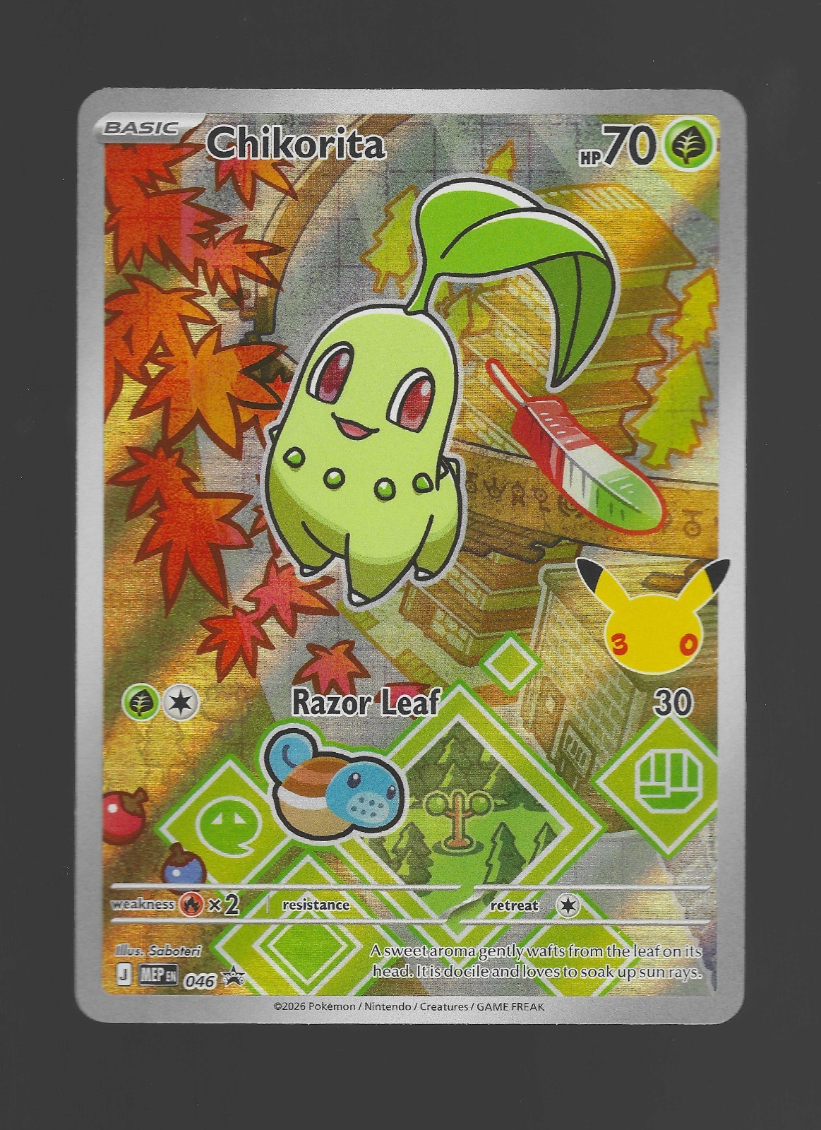 Chikorita 046 Me: Mega Evolution Promo Holo