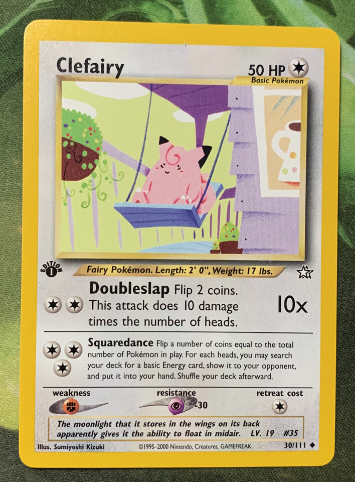1st Edition Clefairy 30/111 – Neo Genesis – Near Mint