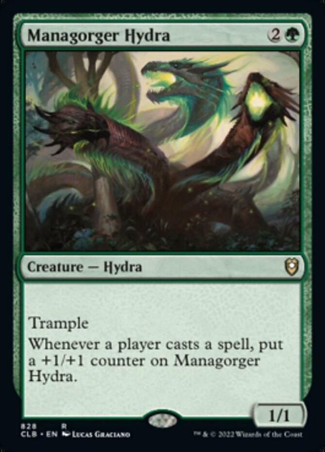 x1 Managorger Hydra – Deck Exclusive R MTG Commander Legends: Battle for Baldur’