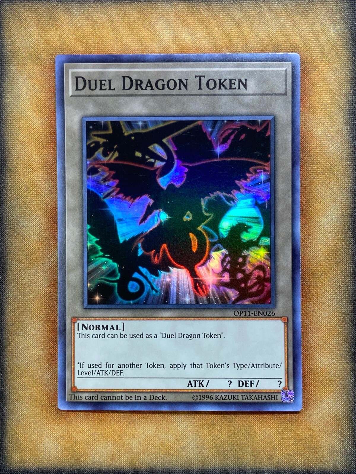 Yugioh Duel Dragon Token OP11-EN026 Super Rare NM