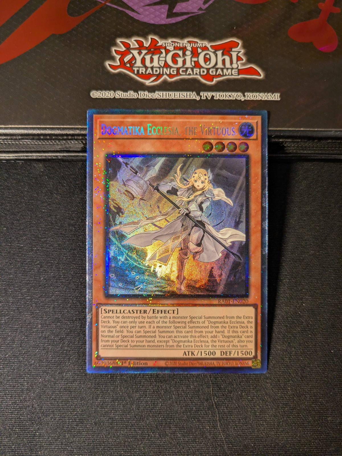 Dogmatika Ecclesia, the Virtuous (PCR) RA01-EN020 25th Anniversary Rarity NM