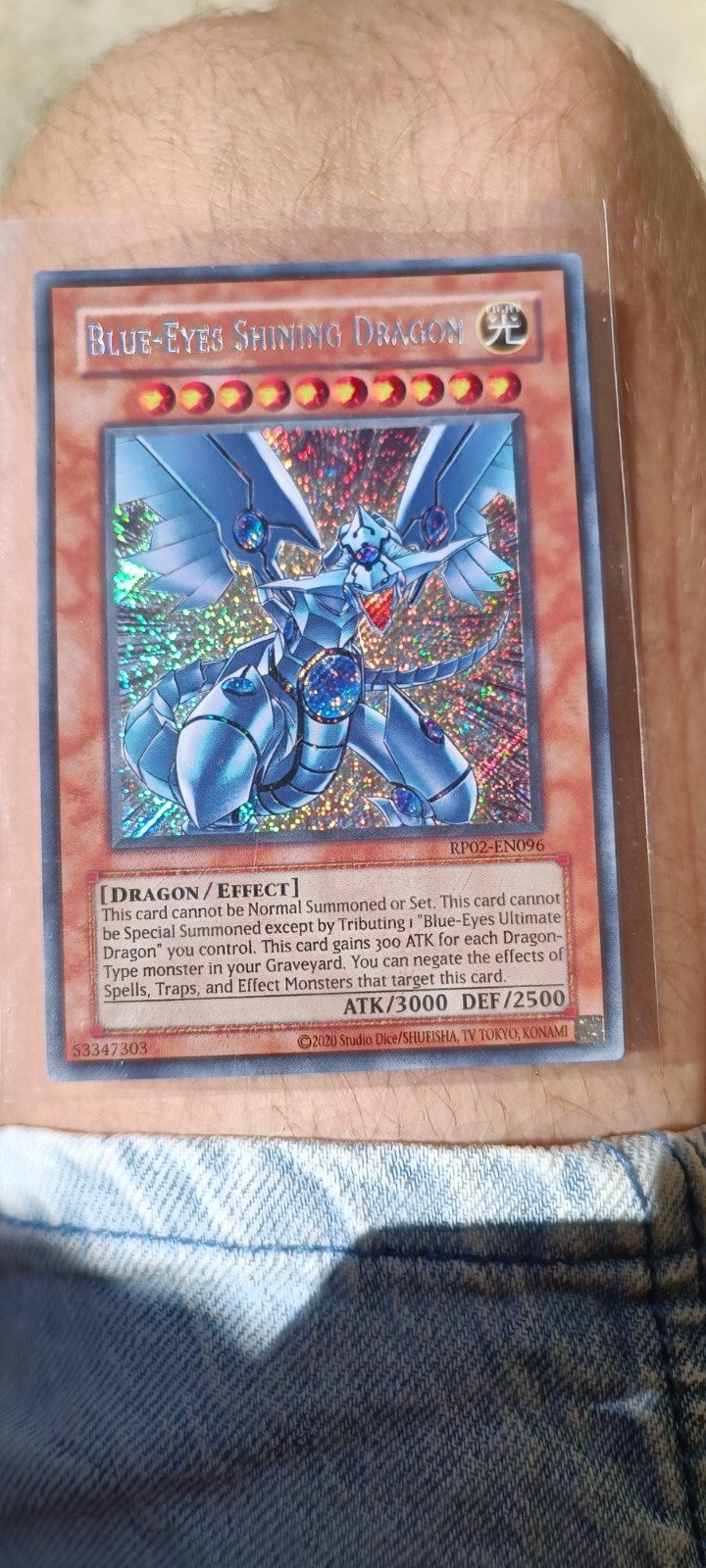 Blue-Eyes Shining Dragon RP02-EN096 Retro Pack 2 (2020 Date Reprint) Unlimited
