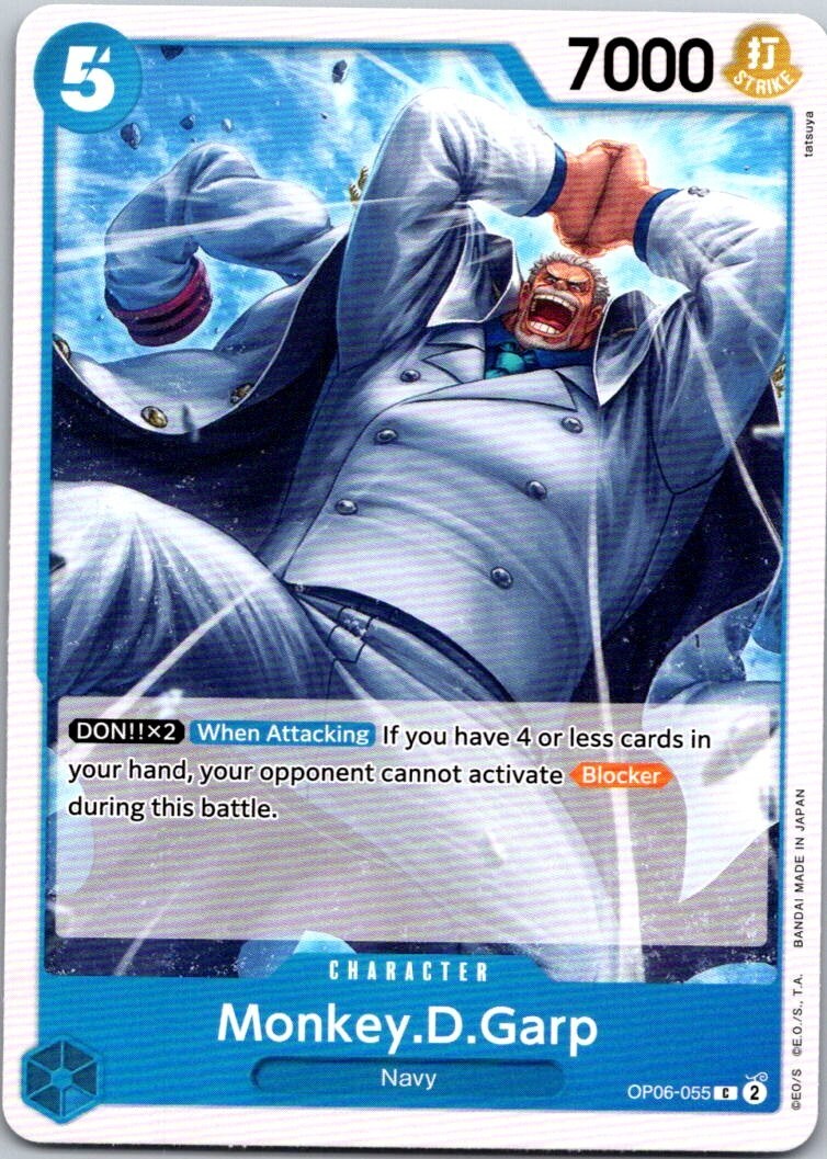 One Piece English Monkey.D.Garp OP06-055 Wings of the Captain Free Shipping!