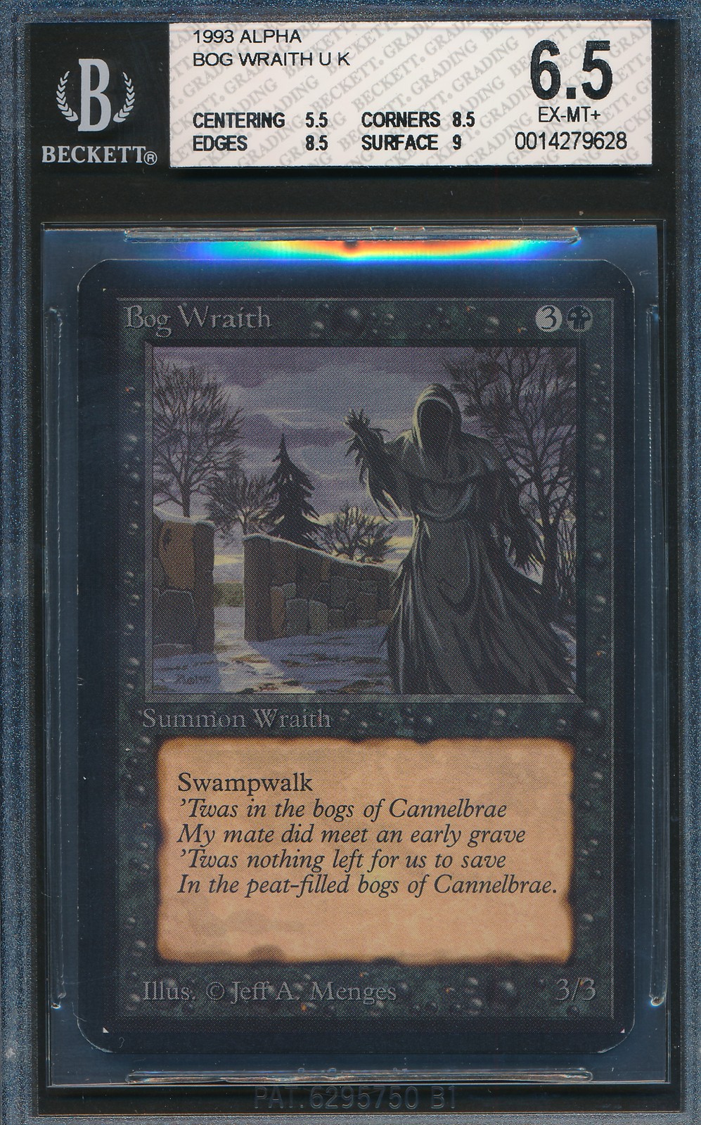 Alpha Bog Wraith BGS 6.5 Graded Magic MTG (9628) -magicgraders-