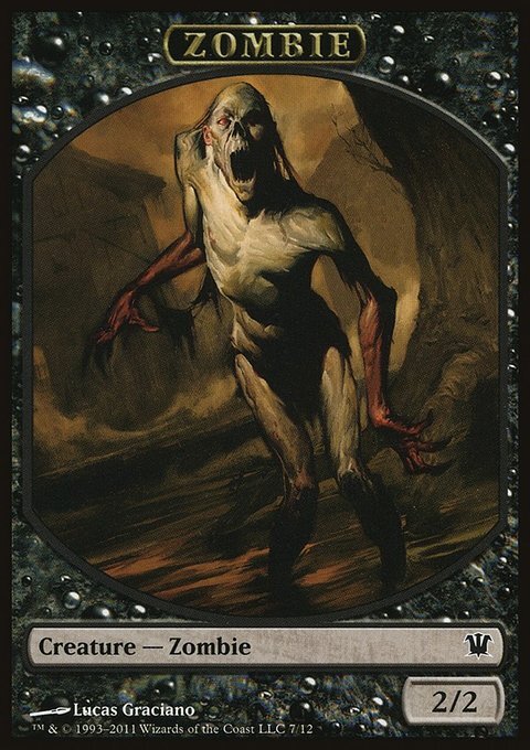 MTG Magic the Gathering Token – Zombie (7/297) Innistrad LP