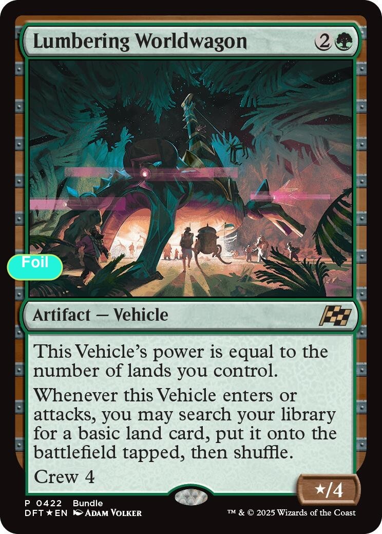 Lumbering Worldwagon – Foil – UMP – 422 NM/LP