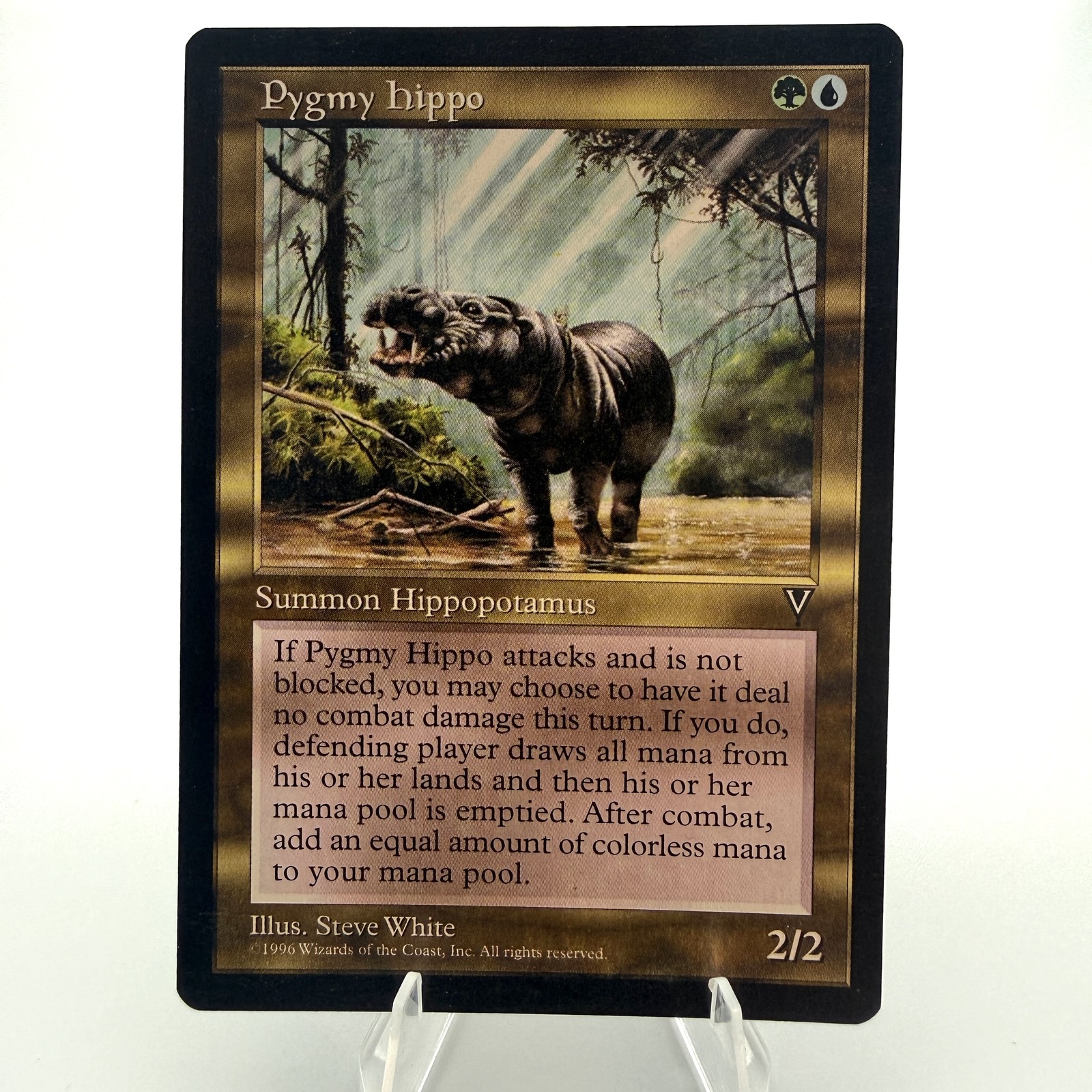 Magic The Gathering Pygmy Hippo Visions Regular LP