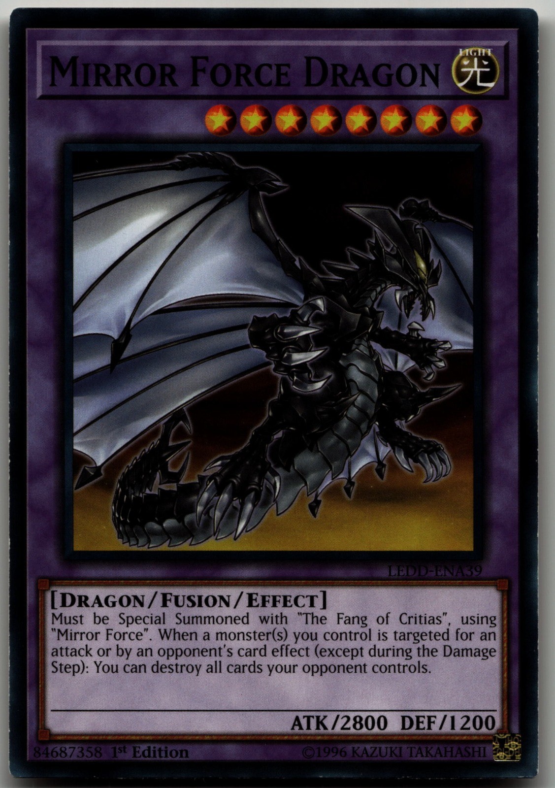 Mirror Force Dragon Common Legendary Dragon Decks LEDD-ENA39 LP
