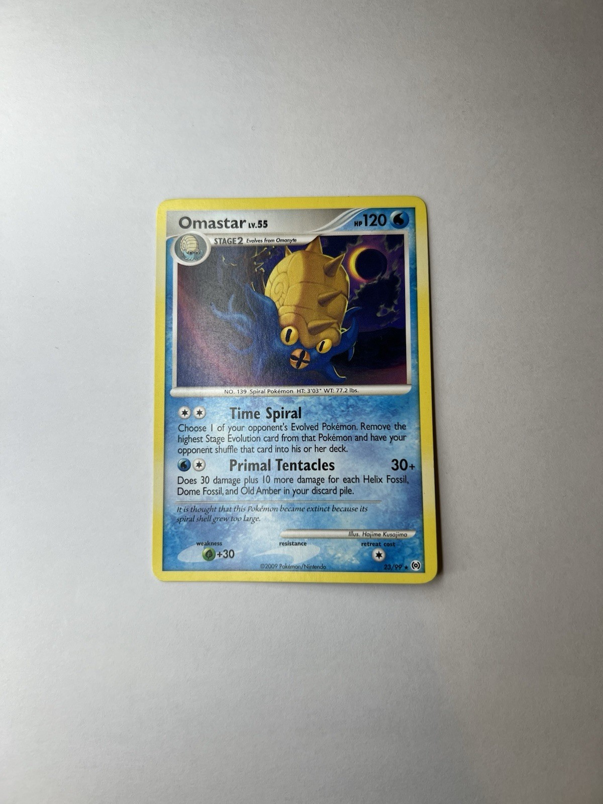 2009 POKEMON OMASTAR 23/99 (#1)