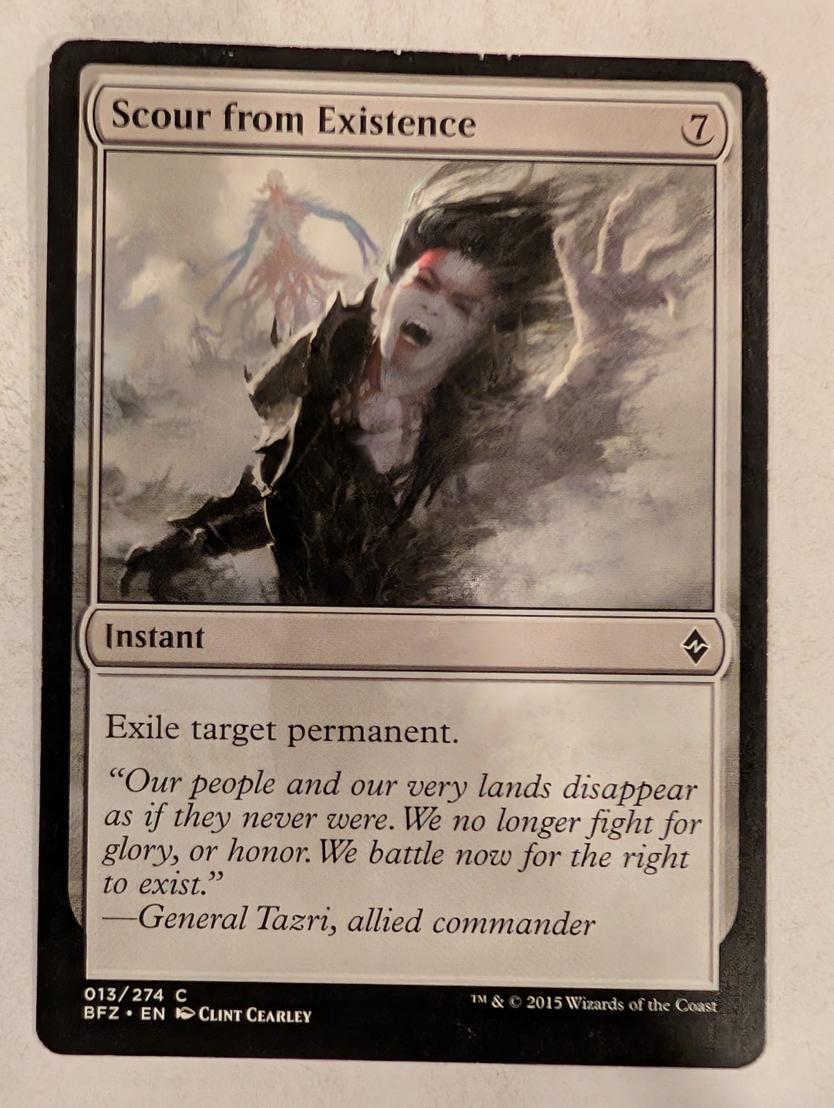 Scour from Existence – Battle for Zendikar Magic the Gathering MTG Nice!