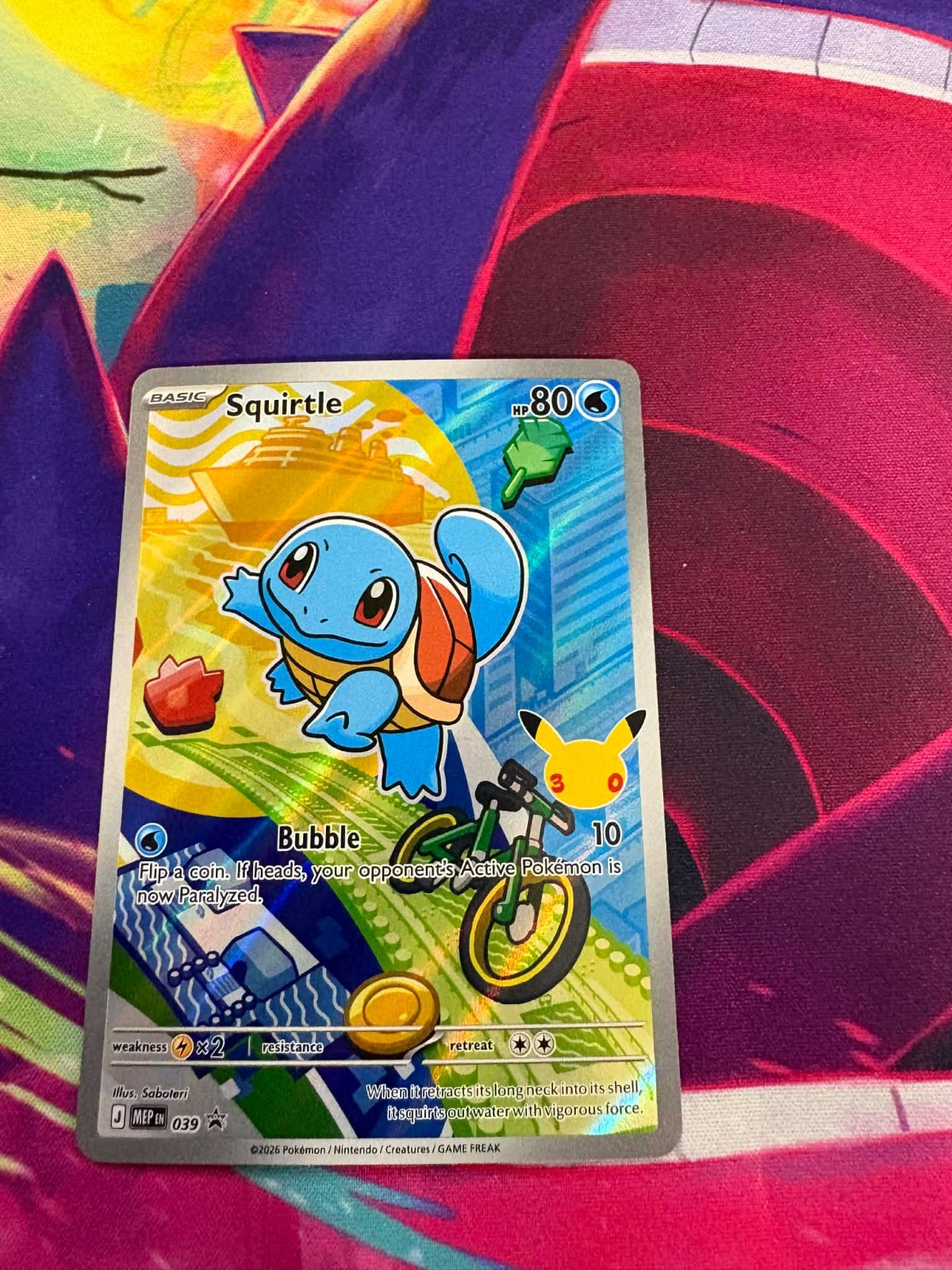 Squirtle MEP039 First Partner’s Promo Near Mint Pokemon TCG