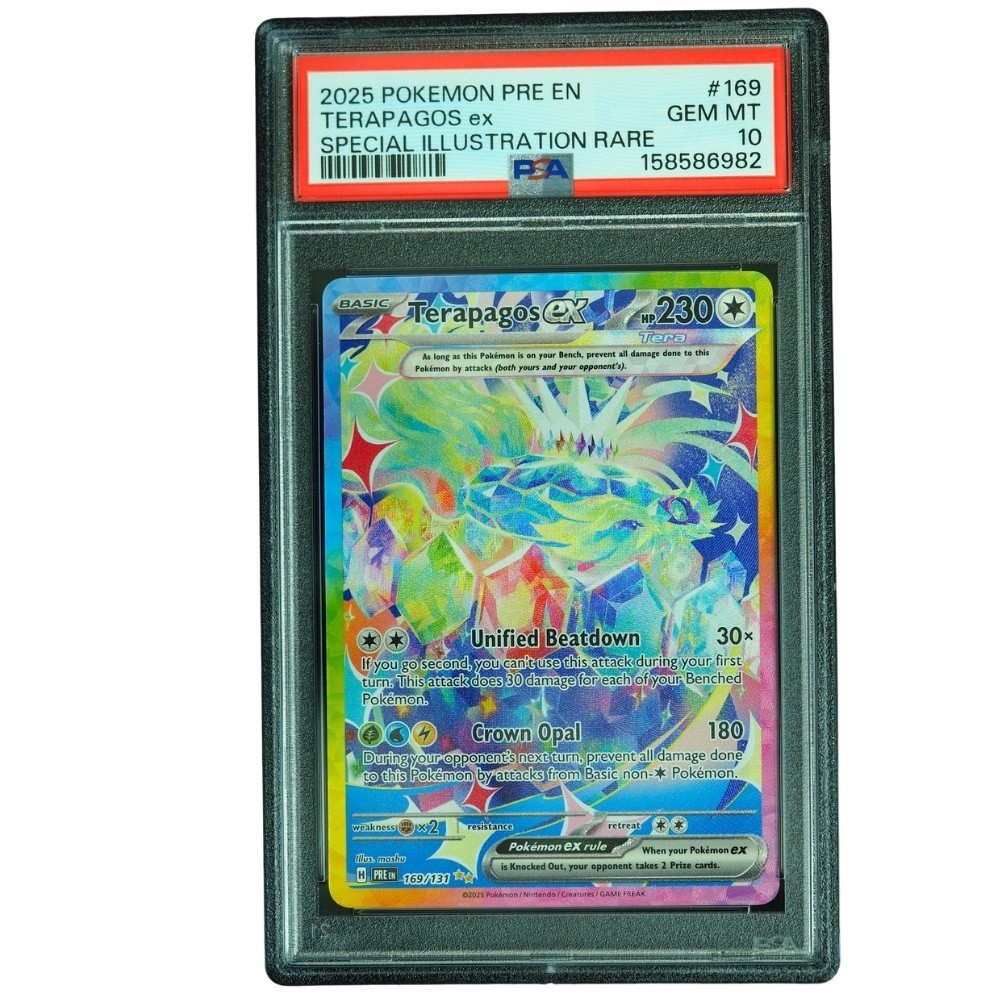Terapagos ex #169/131 Prismatic Evolutions SIR Holo PSA 10 Pokemon Card*TEW