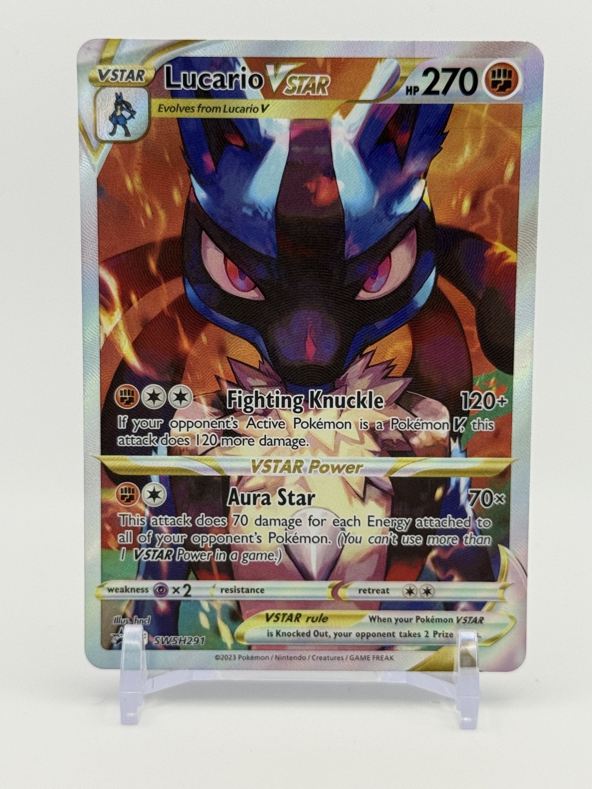 Lucario VSTAR SWSH291 SWSH: Sword & Shield Promo Cards Holo