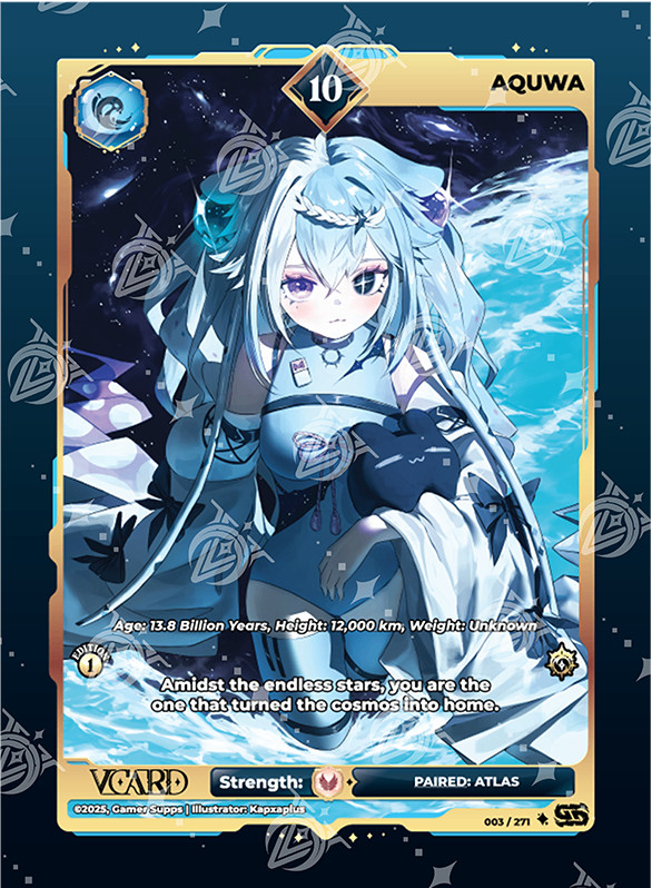 Gamersupps VCard Divine Chaos: First Edition 10 Rare Holo Cards | VCard Set 3