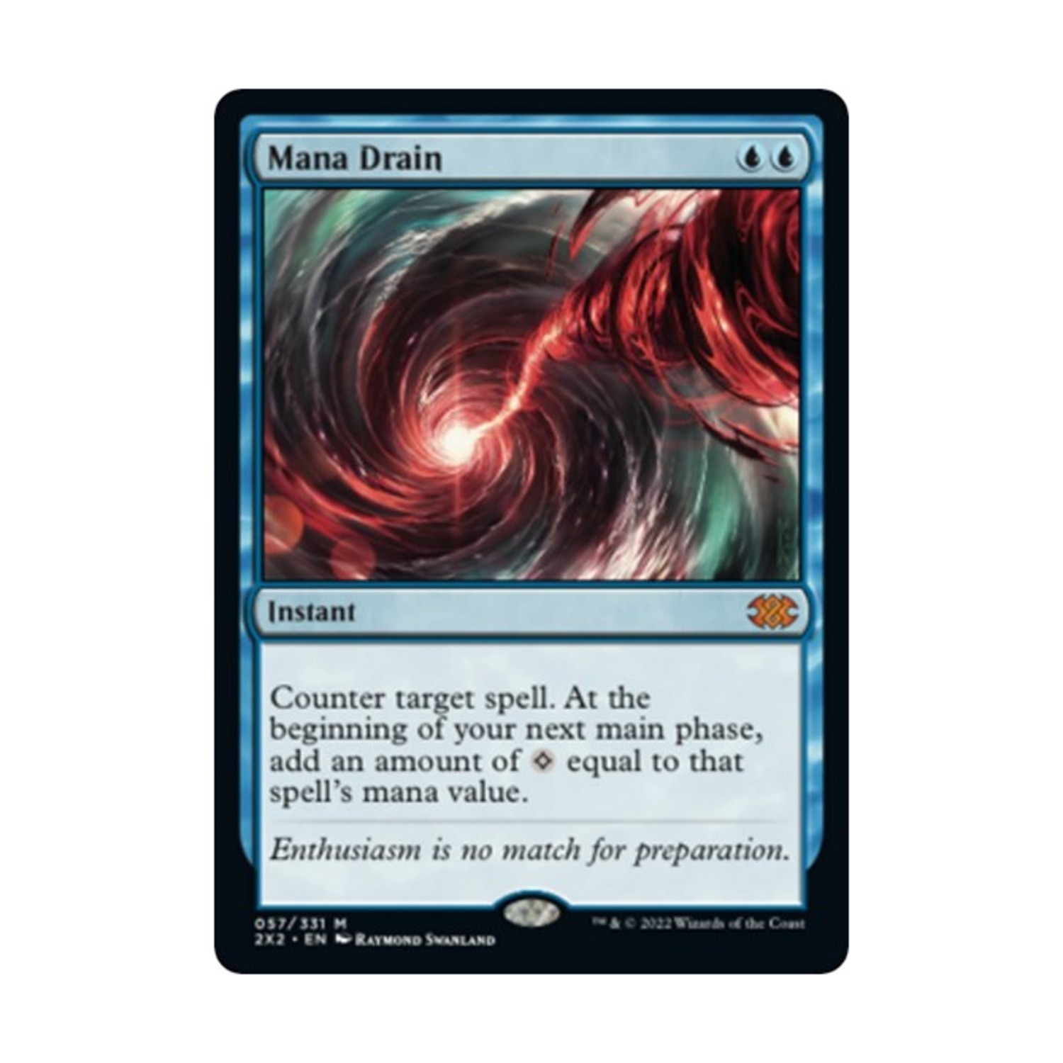 WotC Double Masters 2022 Mana Drain (MR) NM