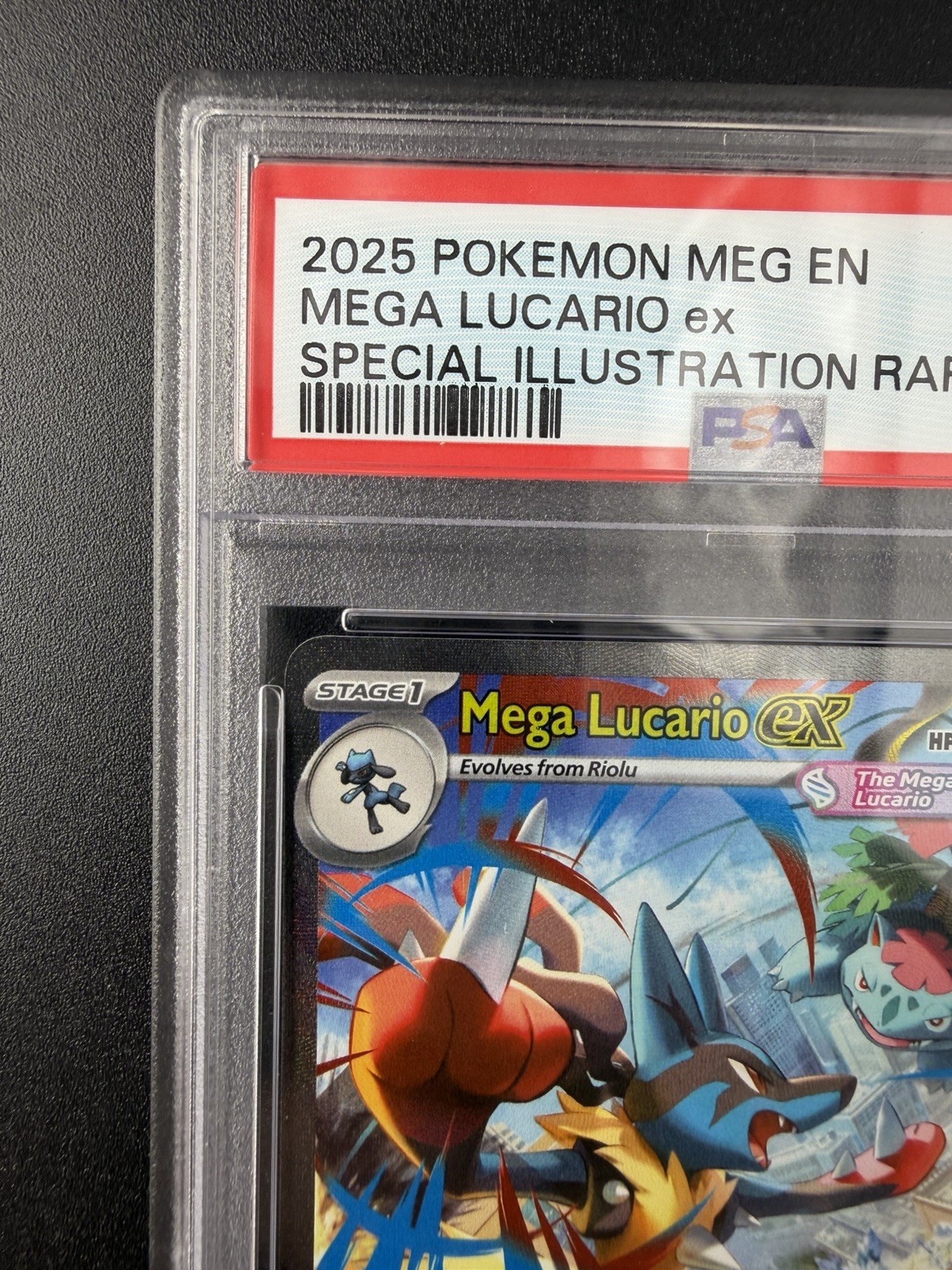 2025 POKEMON MEG EN-MEGA EVOLUTION #179 MEGA LUCARIO EX PSA 10
